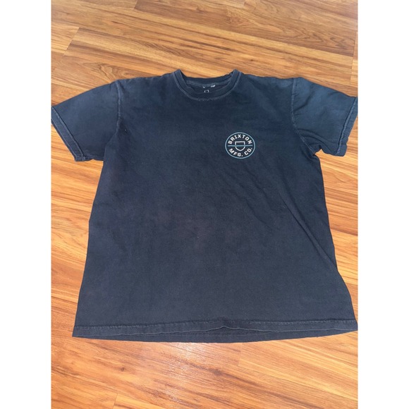 Brixton Other - Brixton MFG Co.‎ Mens T-Shirt Blue Crew Neck Short Sleeve Graphic Tee